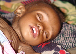 Maymoon Mohamed Dahir sleeping